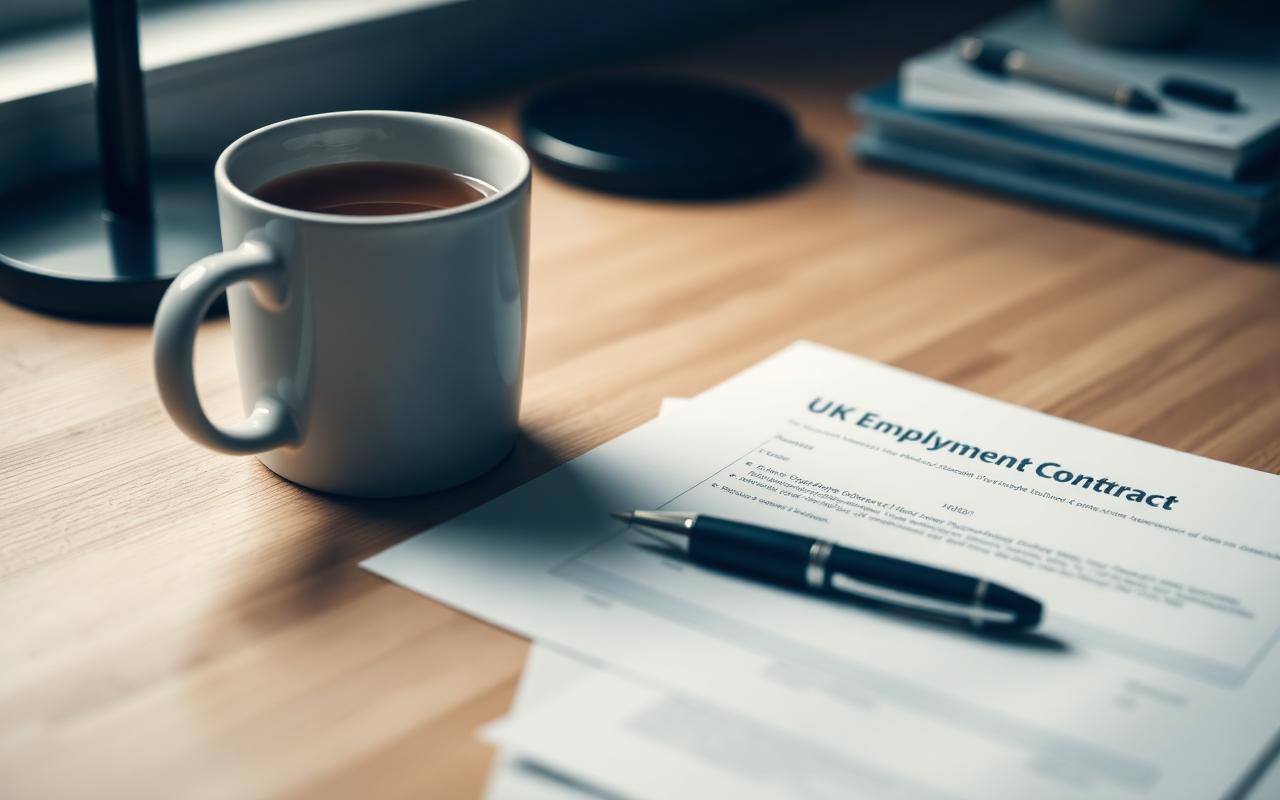 Paperwork and a pen on a desk